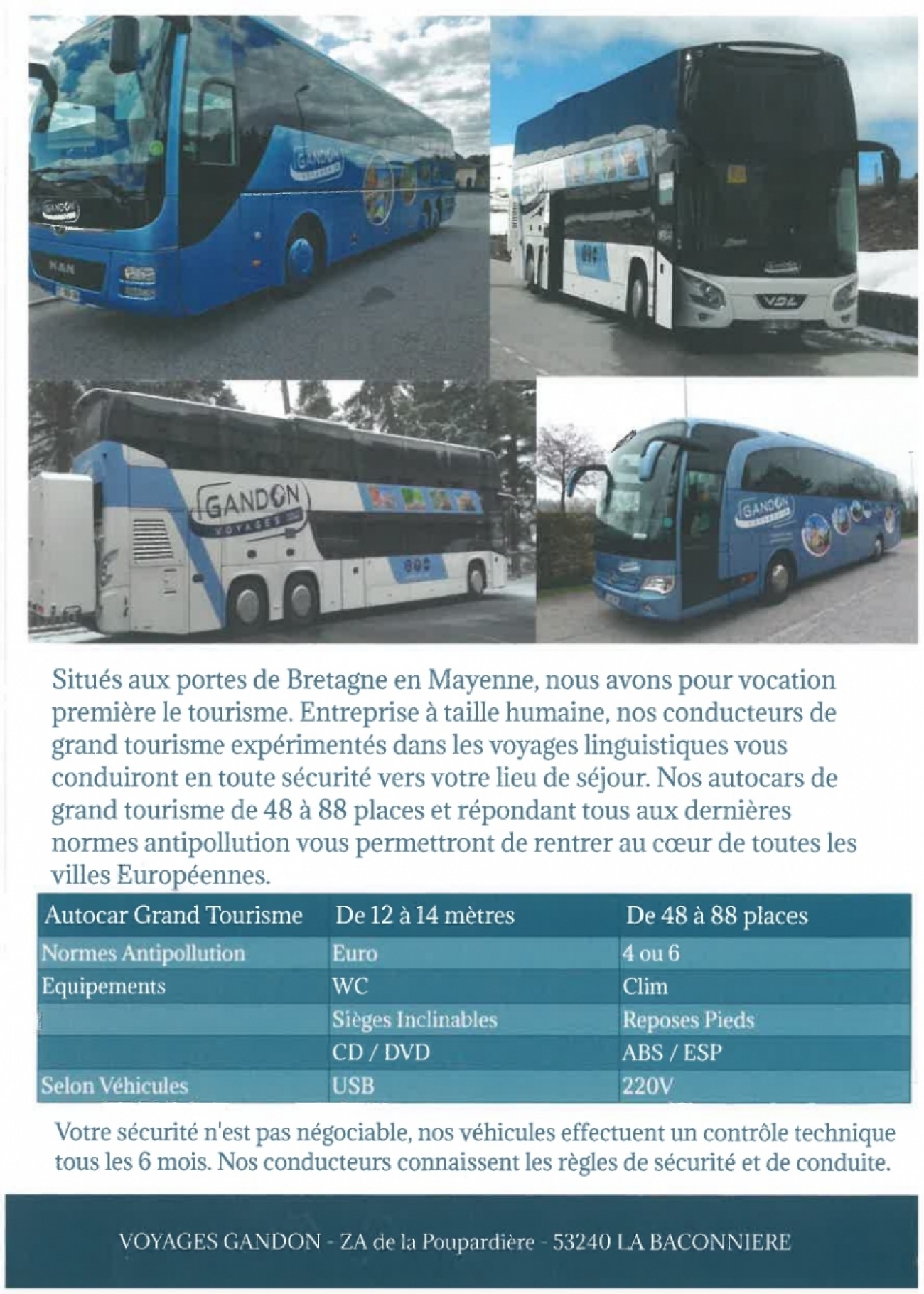 Nos moyens de transport