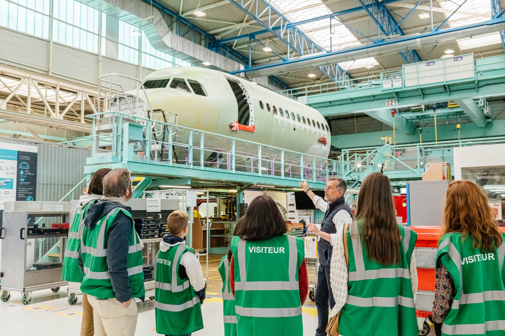 La visite guidée du site Airbus