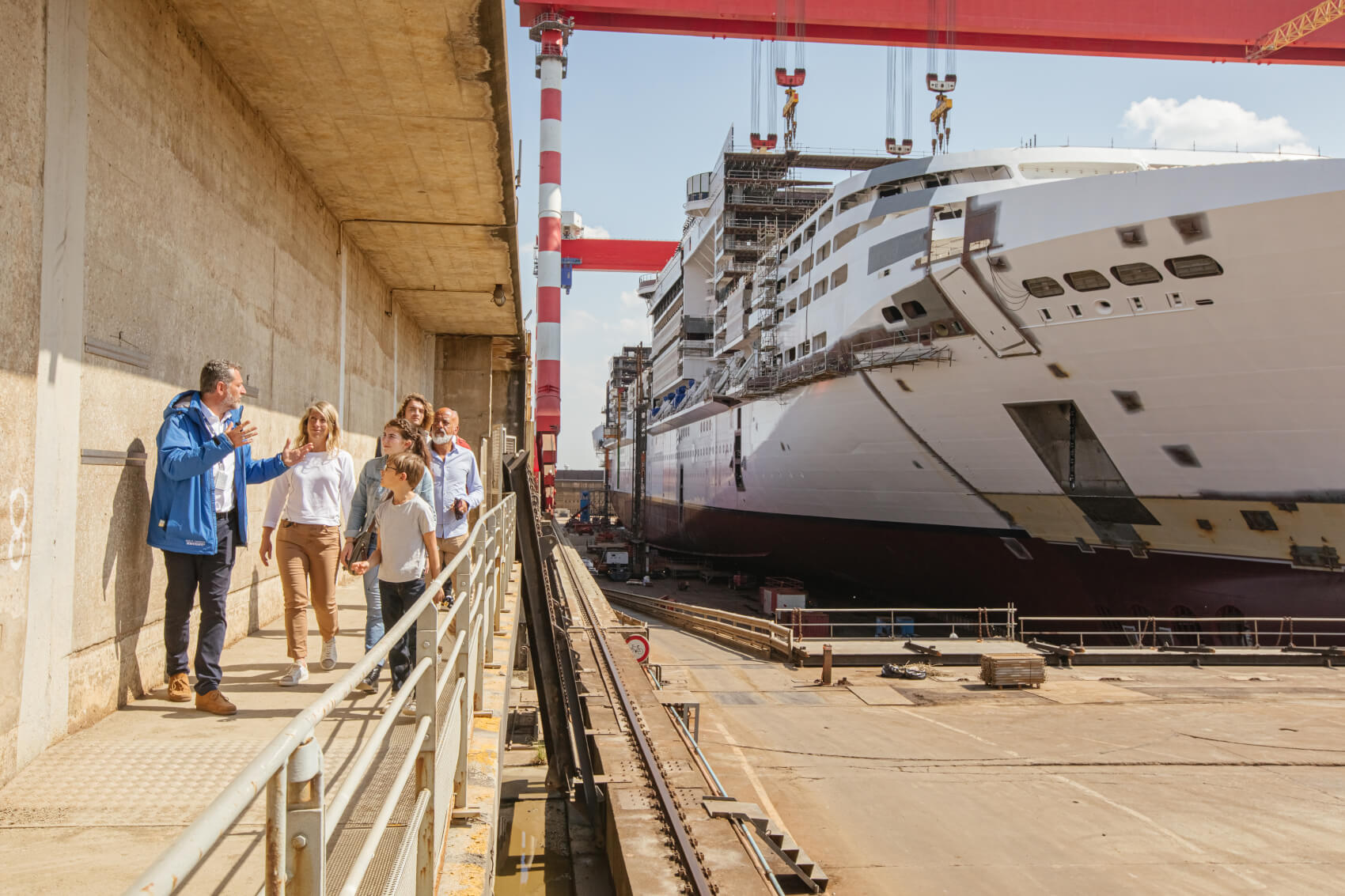 La visite guidée des Chantiers Navals